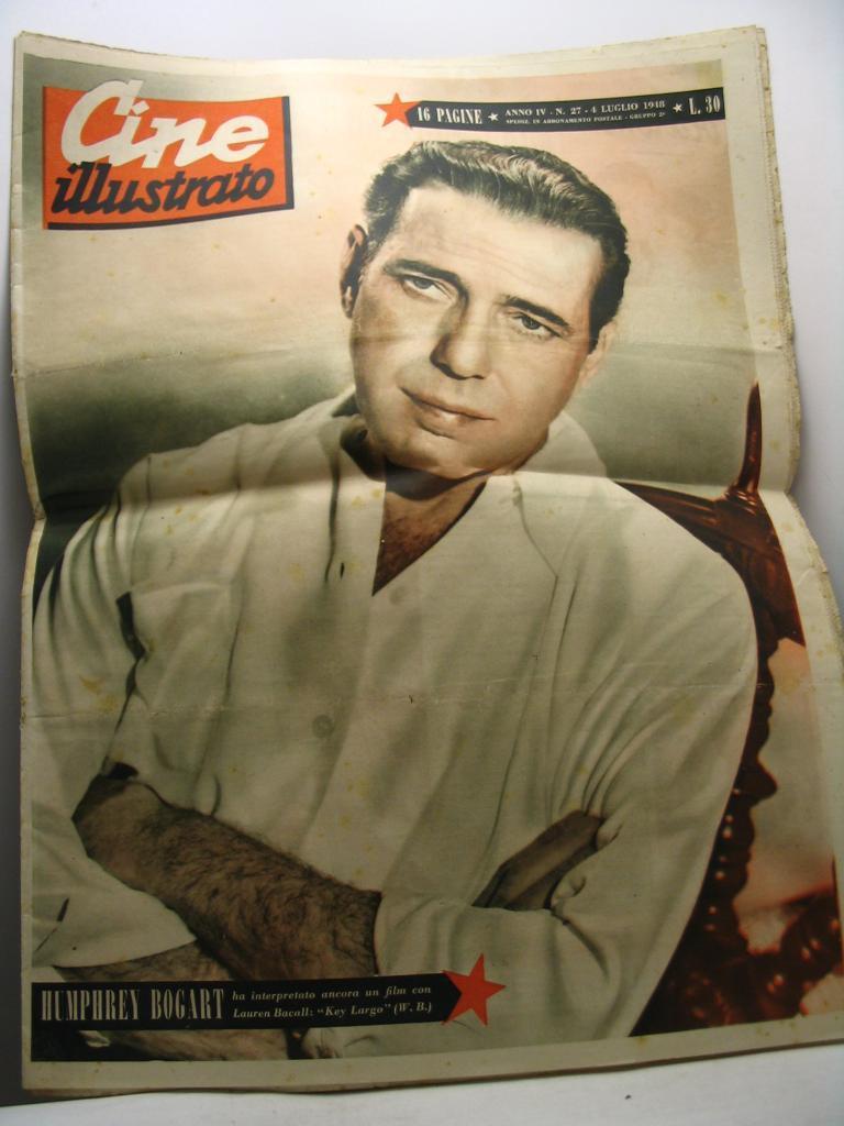 CINE ILLUSTRATO magazine side cover Issue 27 4 July 1948