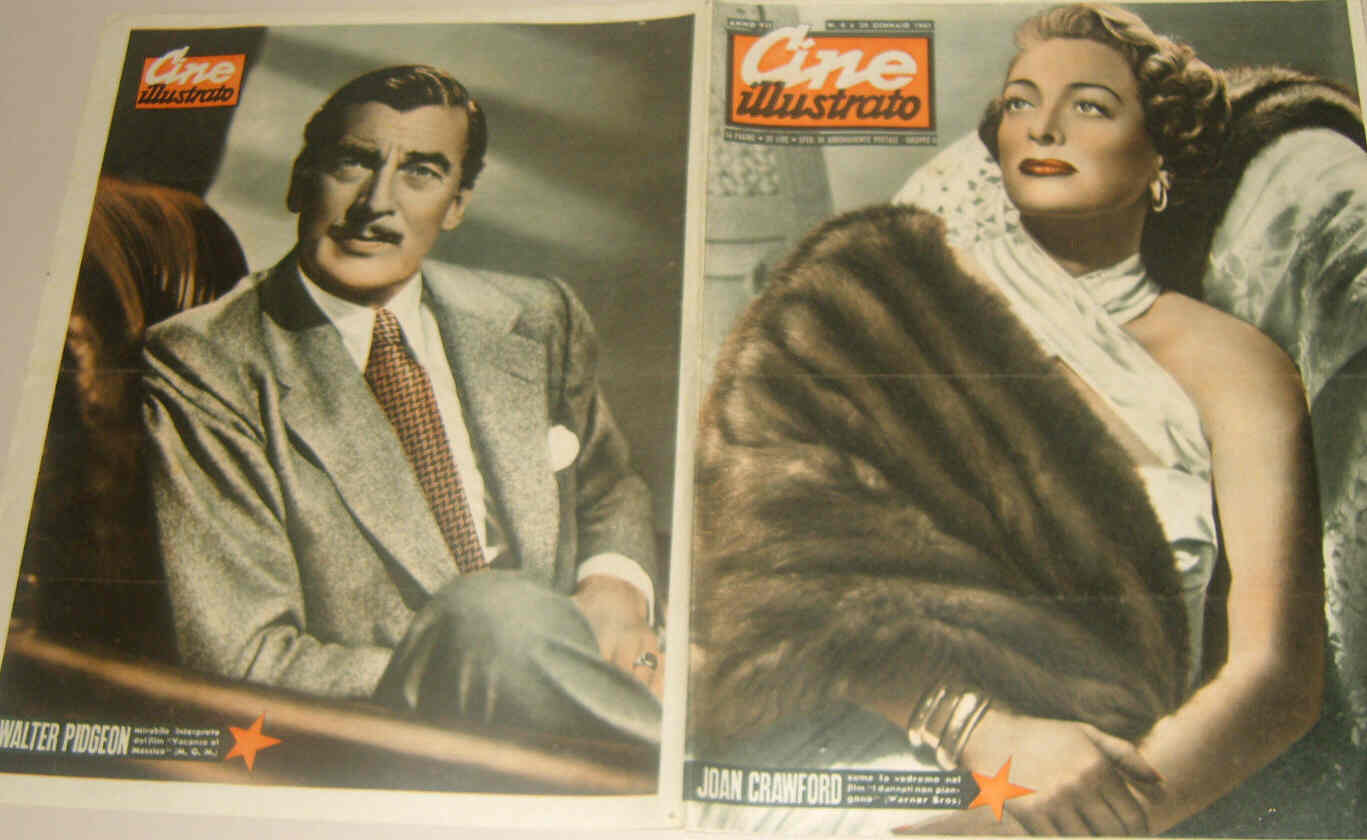 CINE ILLUSTRATO magazine side cover Issue 4 28 January 1951