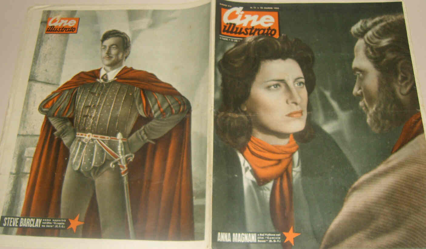 CINE ILLUSTRATO magazine side cover Issue 11 18 March 1951