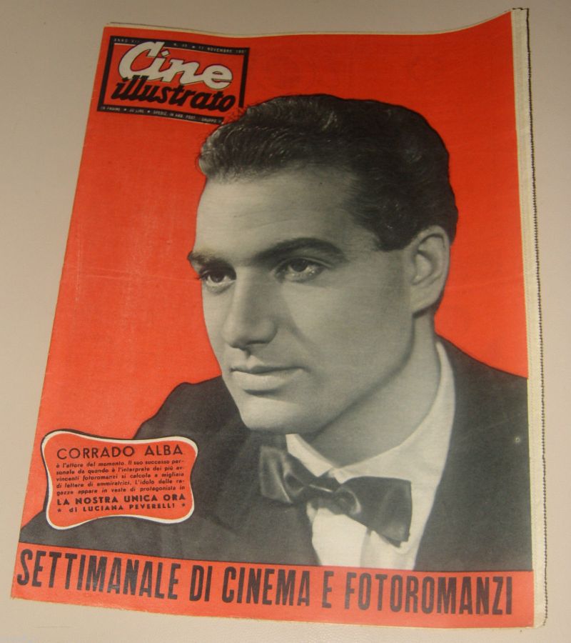 CINE ILLUSTRATO magazine side cover Issue 45 11 November 1951