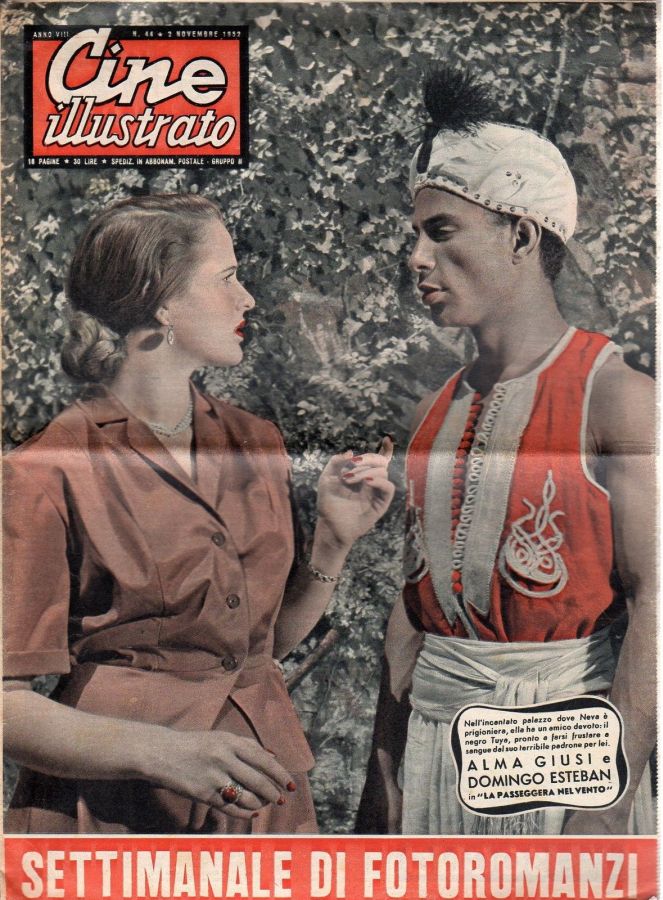 CINE ILLUSTRATO magazine side cover Issue 44 2 November 1952