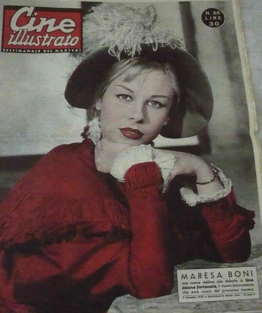 CINE ILLUSTRATO magazine side cover Issue 50 9 December 1956