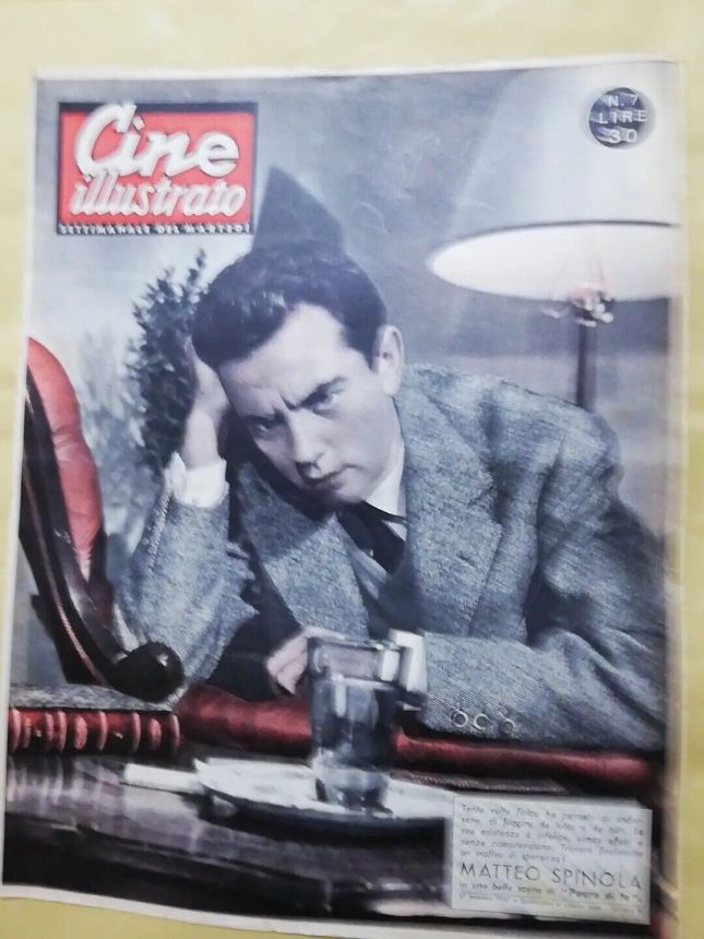CINE ILLUSTRATO magazine side cover Issue 7 17 February 1957