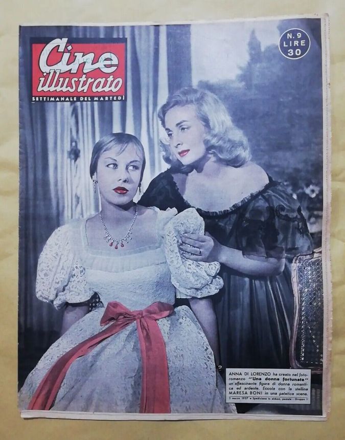 CINE ILLUSTRATO magazine side cover Issue 9 3 March 1957