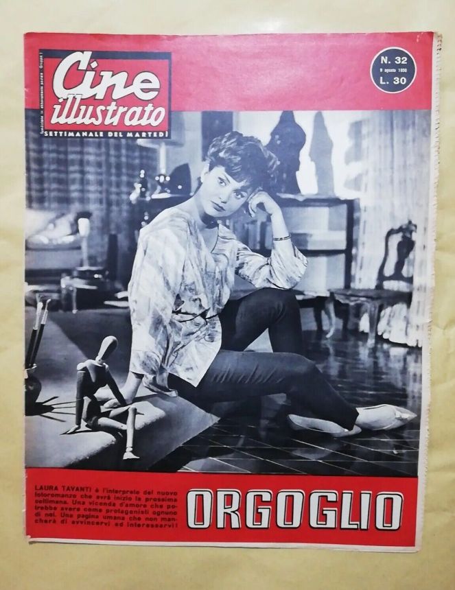 CINE ILLUSTRATO magazine side cover Issue 32 9 August 1959