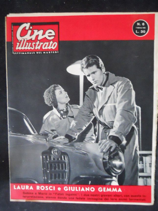 CINE ILLUSTRATO magazine side cover Issue 6 7 February 1960