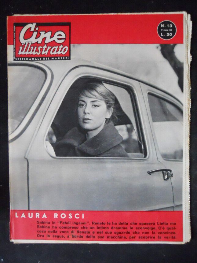 CINE ILLUSTRATO magazine side cover Issue 13 27 March 1960