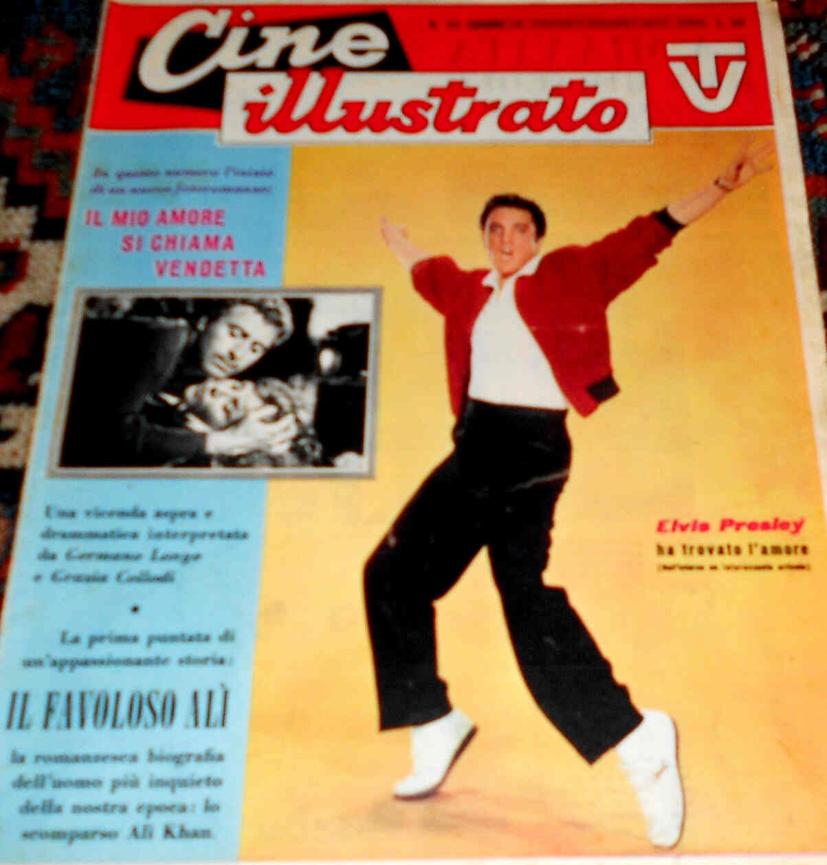 CINE ILLUSTRATO magazine side cover Issue 23 5 June 1960