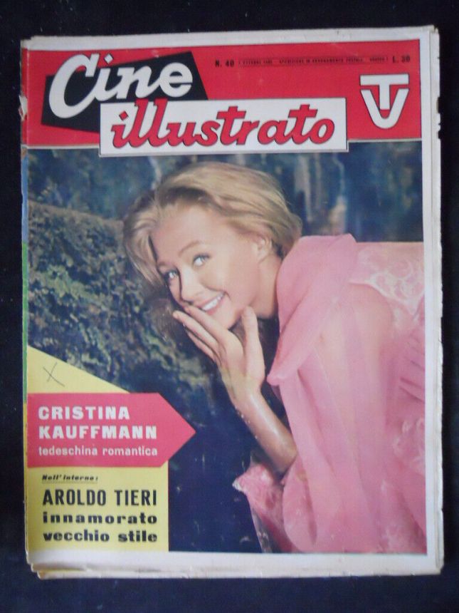 CINE ILLUSTRATO magazine side cover Issue 40  September 1960