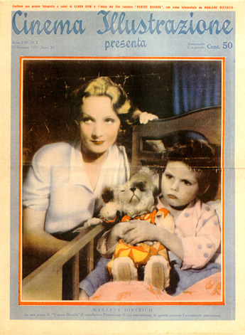 CINEMA ILLUSTRAZIONE magazine side cover Issue 2 11 January 1933