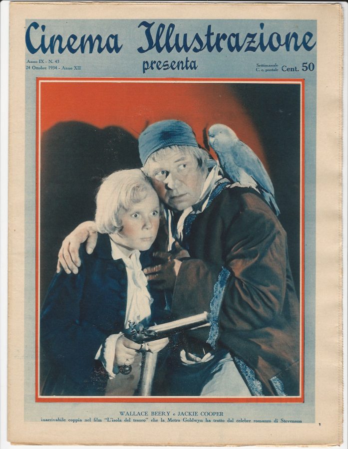 CINEMA ILLUSTRAZIONE magazine side cover Issue 43 24 October 1934