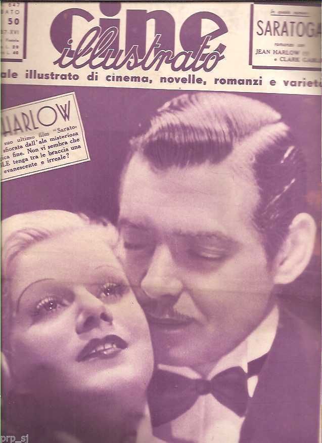CINE ILLUSTRATO magazine side cover Issue 647 11 December 1937