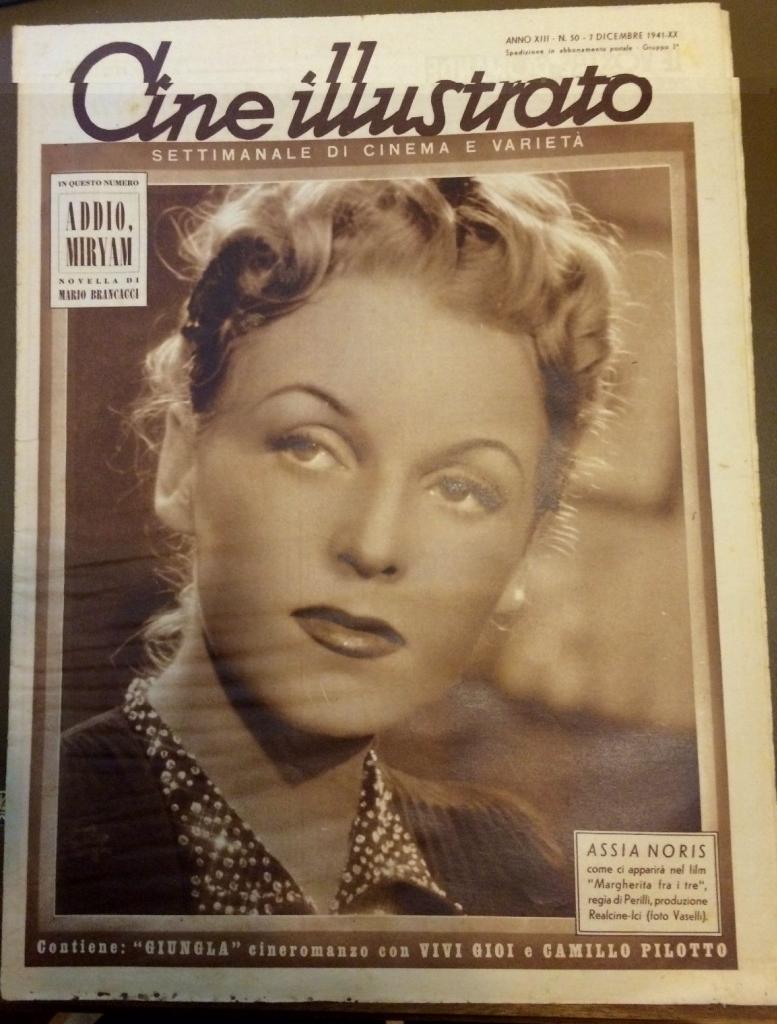 CINE ILLUSTRATO magazine side cover Issue 50 7 December 1941
