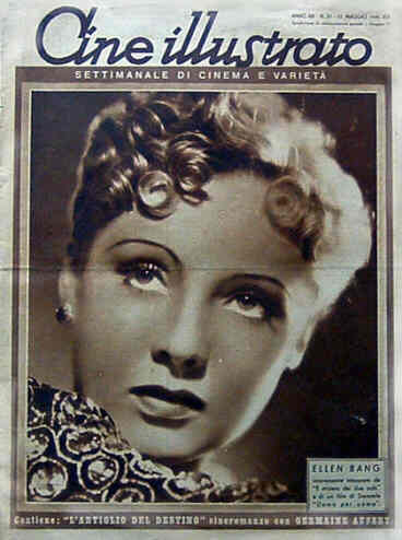 CINE ILLUSTRATO magazine side cover Issue 21 21 May 1941