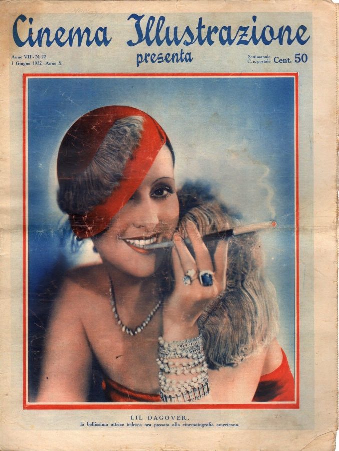 CINEMA ILLUSTRAZIONE magazine side cover Issue 22 1 June 1932