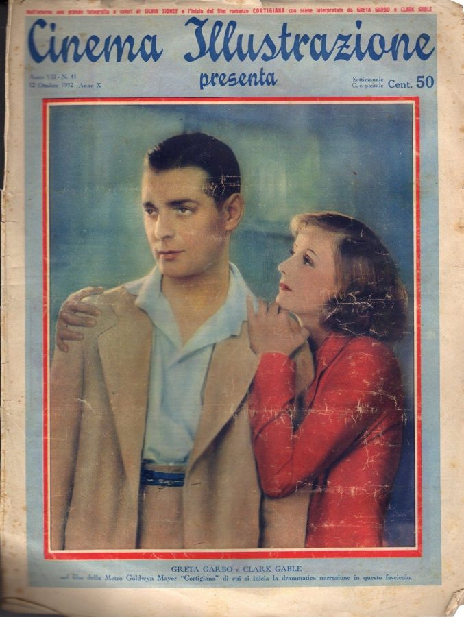 CINEMA ILLUSTRAZIONE magazine side cover Issue 41 12 October 1932