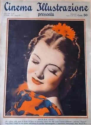 CINEMA ILLUSTRAZIONE magazine side cover Issue 28 14 July 1937