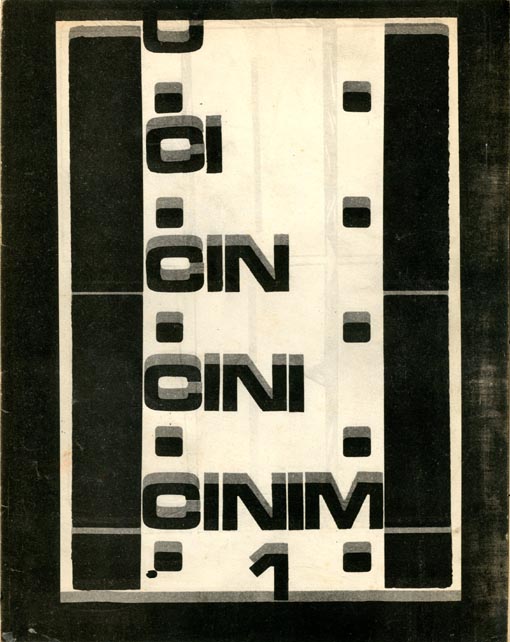 CINIM magazine side cover Issue 1  1966