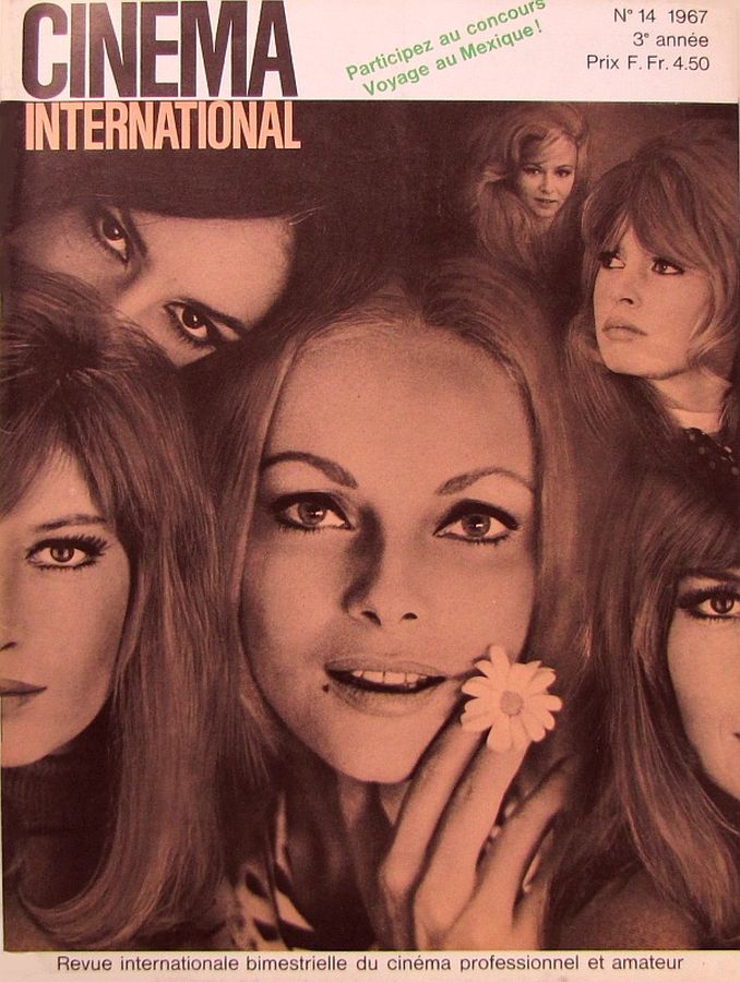 CINEMA INTERNATIONAL magazine side cover Issue 14 March 1967