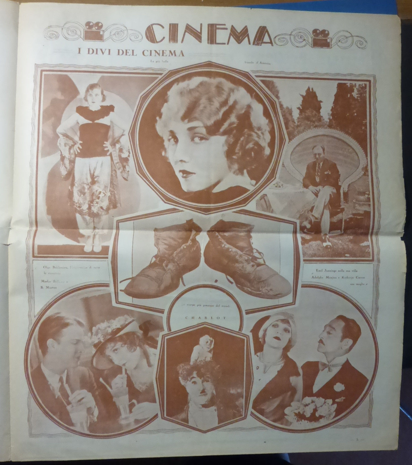 CINEMA (1929) magazine side cover Issue 1   1929