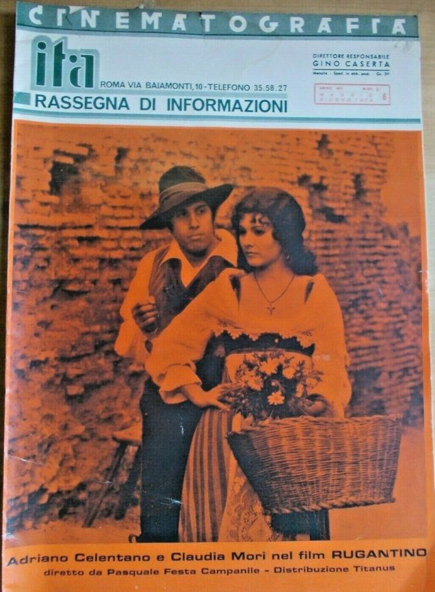 CINEMATOGRAFIA ITA magazine side cover  May/June 1973