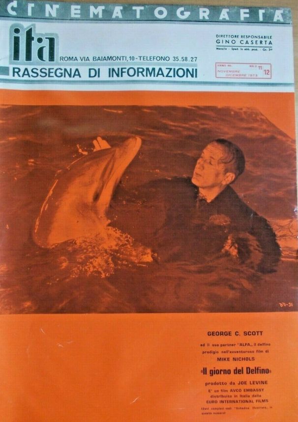 CINEMATOGRAFIA ITA magazine side cover  November/December 1973