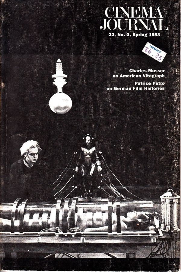 CINEMA JOURNAL magazine side cover  Vol 22 #3 Spring 1983
