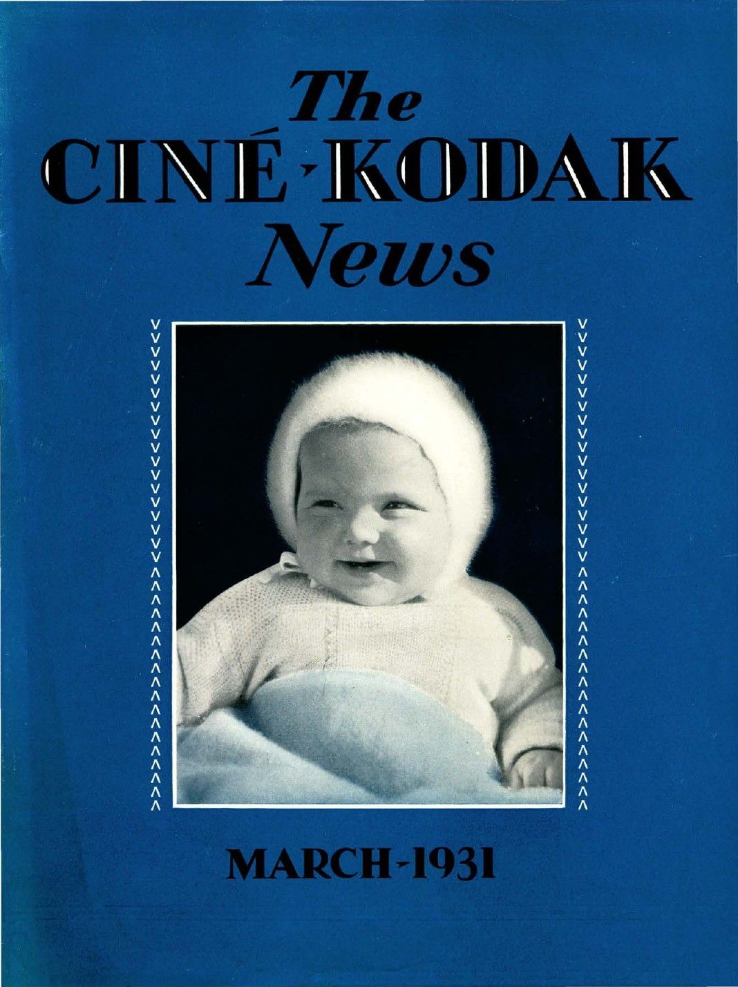 CINE-KODAK NEWS magazine side cover  Vol 7 No  10  March 1931