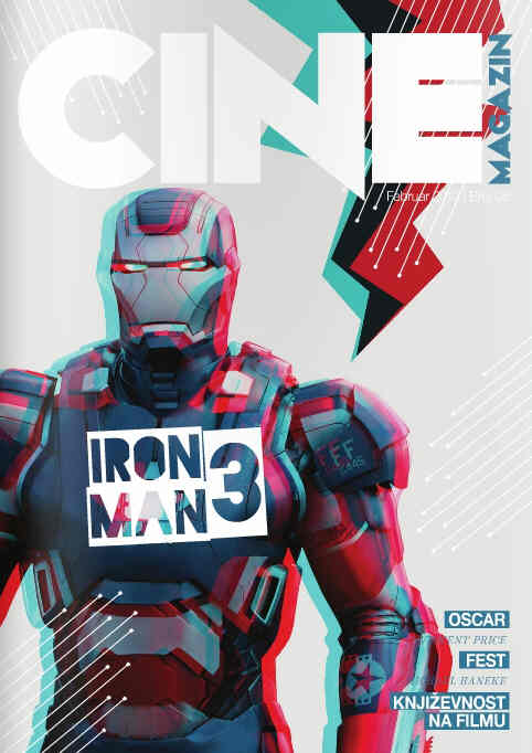 CINE MAGAZIN (CROATIA) magazine side cover Issue 8 February 2013