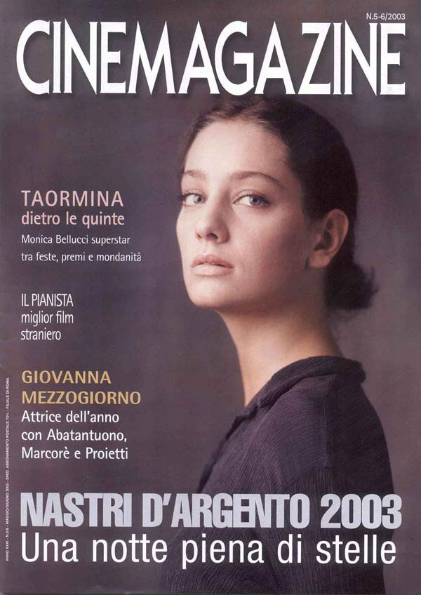 CINEMAGAZINE (It) magazine side cover May/June 2003