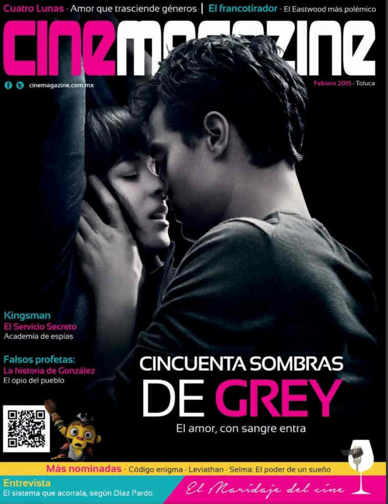 CINEMAGAZINE (Mx) magazine side cover Issue 131 February 2015