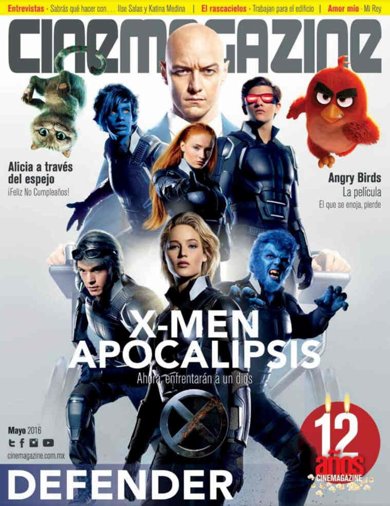 CINEMAGAZINE (Mx) magazine side cover Issue 146 May 2016