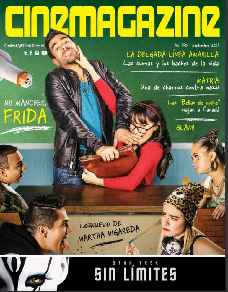 CINEMAGAZINE (Mx) magazine side cover Issue 150 September 2016