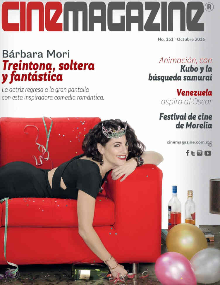 CINEMAGAZINE (Mx) magazine side cover Issue 151 October 2016