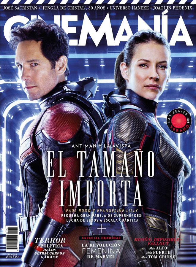 CINEMANIA magazine side cover Issue 274  July 2018