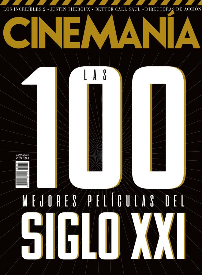 CINEMANIA magazine side cover Issue 275  August 2018
