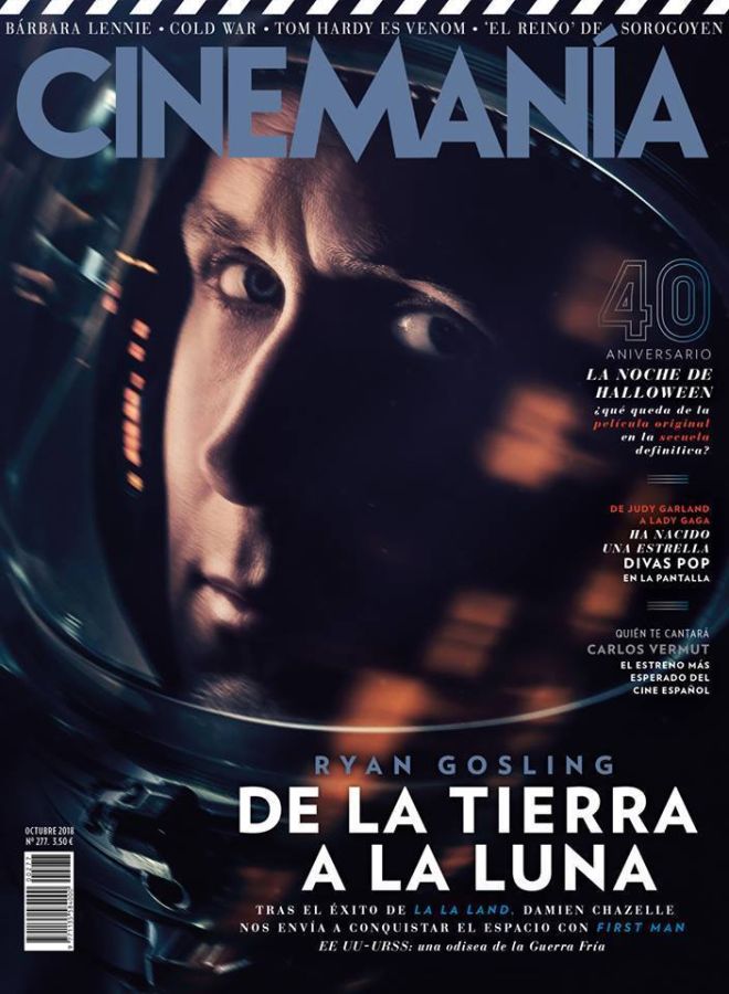 CINEMANIA magazine side cover Issue 277  October 2018