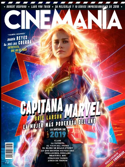 CINEMANIA magazine side cover Issue 280  January 2019