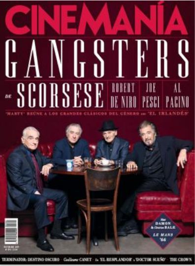 CINEMANIA magazine side cover Issue 290  November 2019