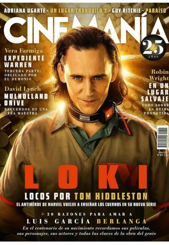 CINEMANIA magazine side cover Issue 309  June 2021