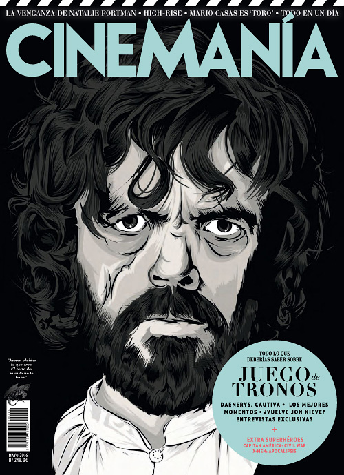 CINEMANIA magazine side cover Issue 248 May 2016