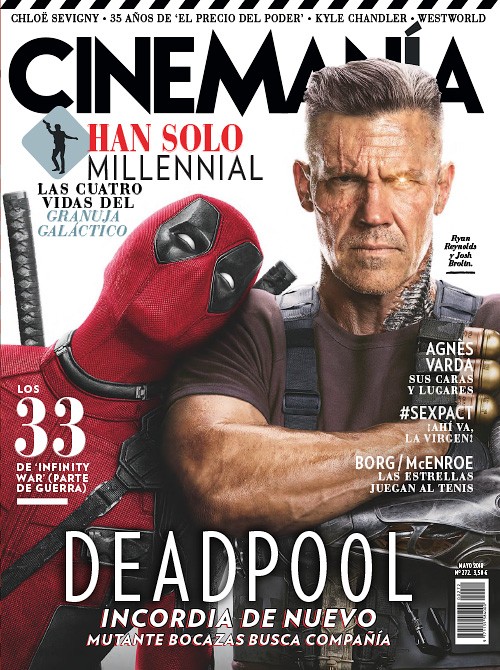 CINEMANIA magazine side cover Issue 272  May 2018