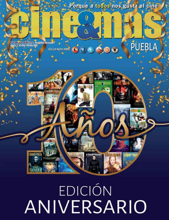 CINE Y MAS (MEXICO) magazine side cover Issue 120 June 2016