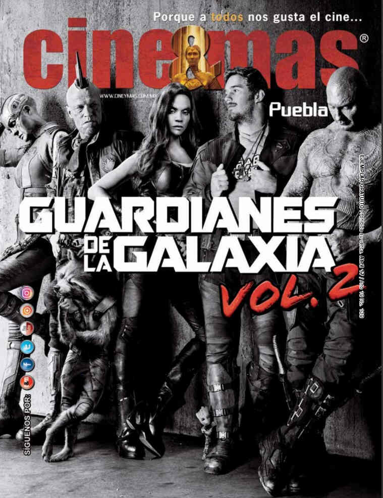 CINE Y MAS (MEXICO) magazine side cover April 2017