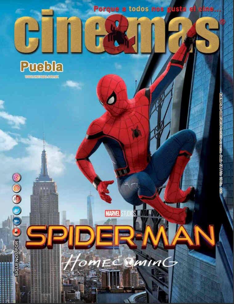 CINE Y MAS (MEXICO) magazine side cover June 2017