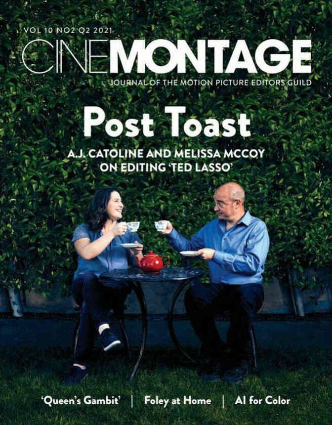CINE MONTAGE magazine side cover Summer 2021