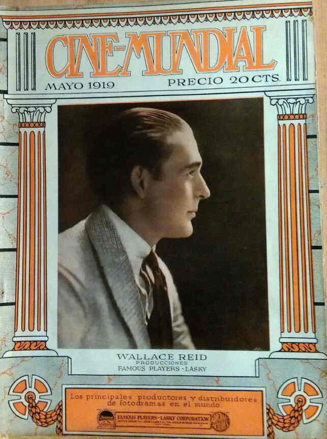 CINE-MUNDIAL magazine side cover May 1919