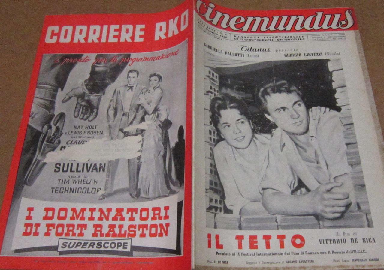 CINEMUNDUS magazine side cover Issue 8  May 1956
