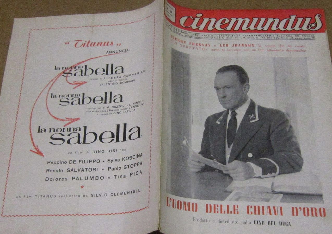 CINEMUNDUS magazine side cover Issue 8  May 1957