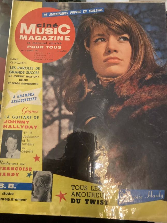 CINE MUSIC MAGAZINE magazine side cover  February 1963